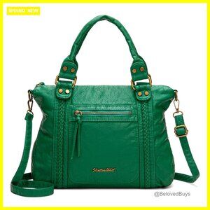 Roomy Crossbody Hobo Bag, Premium Soft PU Leather, Versatile Everyday Handbag